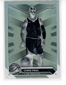 CHRIS PAUL 2023-24 Topps cromo refractor negativo SP Spurs envío $1 - Imagen 1 de 2