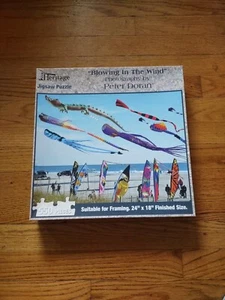 Heritage Puzzles Blowing in the Wind 550 Piece Jigsaw Puzzle - Picture 1 of 3