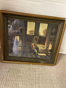 Antiguo Pintor Holandés Pieter Janssens Elinga 1603-1682 Impresión Enmarcada Interior con - Imagen 1 de 1