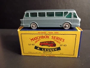 Matchbox #40B Leyland Royal Tiger Coach (Later Model) In Rare Original C Box - Picture 1 of 13