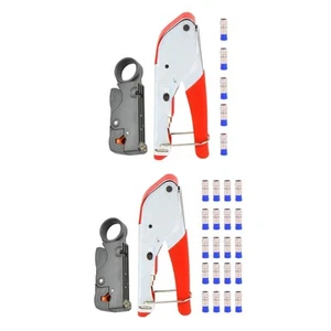 Coax Cable Crimper Tool Coax Cables Stripper Premium Coax Cable Tester Coaxial - Picture 1 of 15