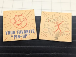1946 1952 Reddy Kilowatt Electric Co. Anhänger & Stecknadel für Revers Vintage Fallout - Bild 1 von 11