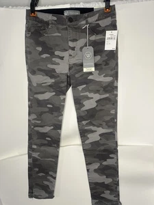 Wit & Wisdom Camouflage Cargohose Damen 2 Stretch High Rise Ankle Skimmer Baumwolle - Bild 1 von 6