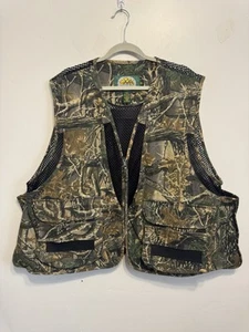 Cabela's Hunting Fishing Vest Mens 2XL Camo Seclusion Mesh Tactical Game Pouch - Picture 1 of 13
