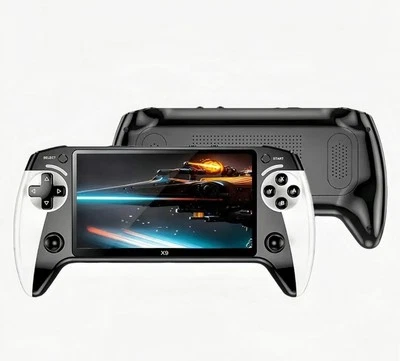 SODIAL X9 Handheld Game Console 8GB 2000+ Games 5.5inch IPS Screen Retro Arcade