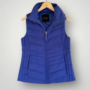 Talbots Puffer Vest Kacket Size XS Blue - Picture 1 of 8