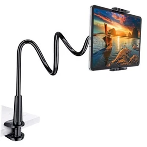 Gooseneck Tablet Holder Stand for Bed Adjustable Flexible Arm Tablets Mount - Picture 1 of 7