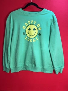 Happy Go Lucky Fleece Pullover Kids XXL (18) - Picture 1 of 5