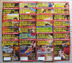used vintage AMERICAN WOODWORKER MAGAZINE BACK ISSUES (28) 1999-2004 - Bild 1 von 11