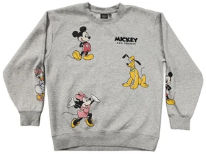 Sweat col rond gris Disney Medium Mickey & Friends pull graphique Minnie - Photo 1/12