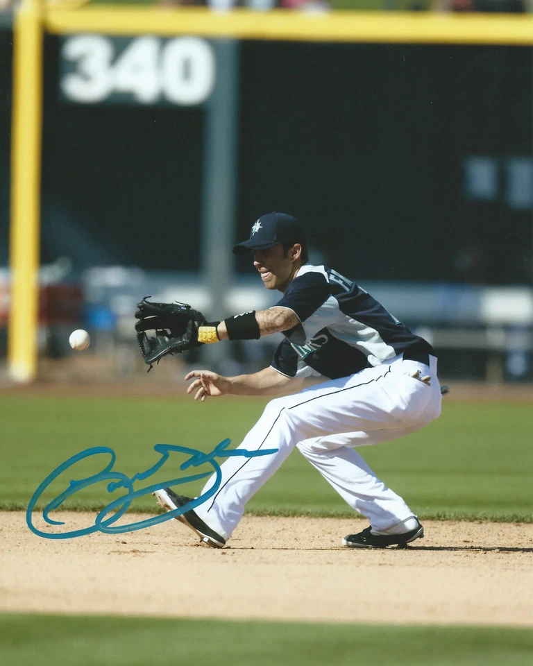 **GFA Seattle Mariners *NICK FRANKLIN* Signed 8x10 Photo N2 COA** - Image 1 of 1