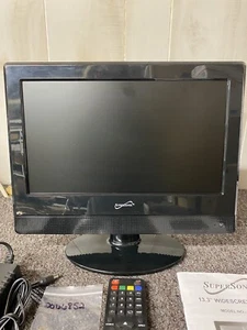 Supersonic SC-13.3” 1080p LED Widescreen HDTV With HDMI Input (AC/DC Compatible) - Picture 1 of 12