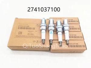 6pcs Enhanced Spark Plug 27410-37100 For Hyundai Elantra Santa Fe Sonata Tiburon - Picture 1 of 4