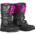 Fly Racing Youth Pink/Black Maverick Boots ( Kids Size 3 ) 364-67903