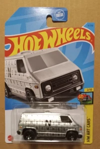 2023 Hot Wheels HW Art Cars '70's Van Zamac #002 collector # 16/250 - Picture 1 of 3
