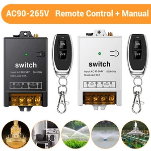 433MHz Remote Control Relay Switch 500m Long Range Wireless Remote Switch New - Picture 1 of 9