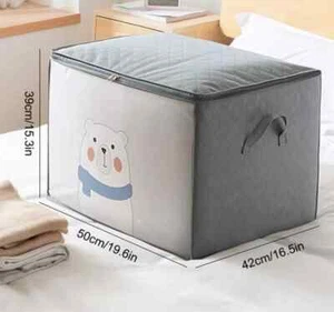 3xLarge Capacity Clothes Storage Bag Cabinet Wardrobe Organizer Quilt Organizer - Picture 1 of 3