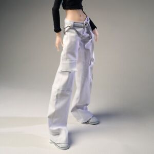Dollmore BJD 26" doll outfits Model F - NBW Cargo Pants (White)