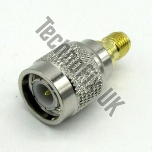 Adaptateur SMA femelle vers TNC mâle (SMA F vers TNC M) - Photo 1/2