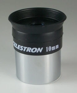 Ocular ligero para telescopio Celestron 10 mm ~ con protector ocular ~ NUEVO - Imagen 1 de 3