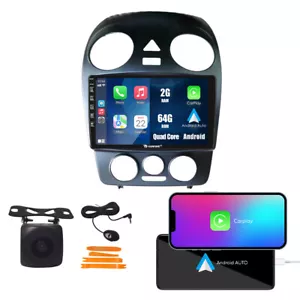 For VW Popular Beetle 04-10 Carplay Android Car Stereo Radio GPS Navi 2+64G WiFi - Picture 1 of 15