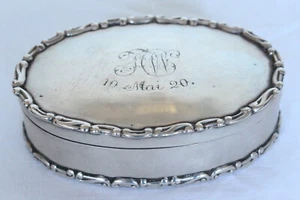NICE OLD DENMARK 830s SILVER REAL SILVER BOX #11628 - Picture 1 of 10