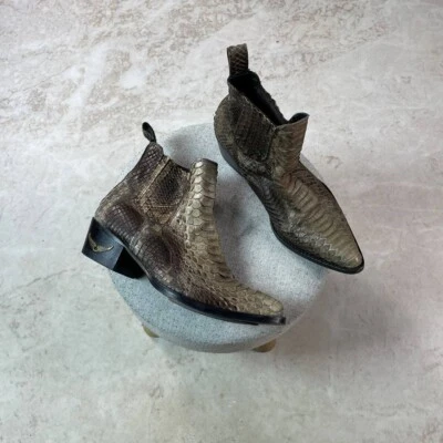 Botas de vaqueira Zadig & Voltaire couro píton / femininas 36 - Imagem 1 de 4