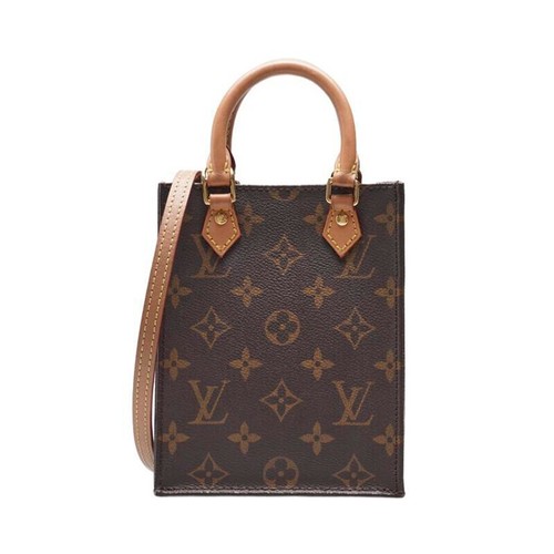 LOUIS VUITTON（LV） Borsa a tracolla Louis Vuitton beige monogramma Petit Sac Plat