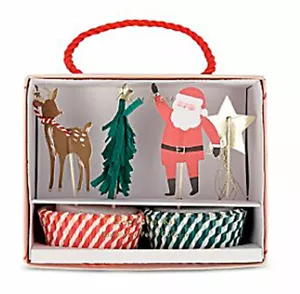 Meri Meri Festive Icon Cupcake Kit mit 24 Topper - Bild 1 von 1
