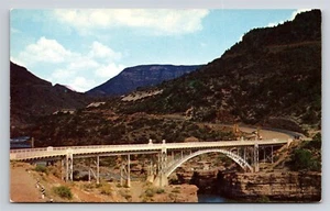 Arizona Salt River Canyon Bridge De Colección AZ Postal Vista Cromo Sin Usar - Imagen 1 de 3