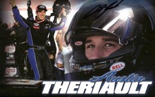 Austin Theriault Signed Hero Post Card Photo NASCAR Racing *Autograph Den*