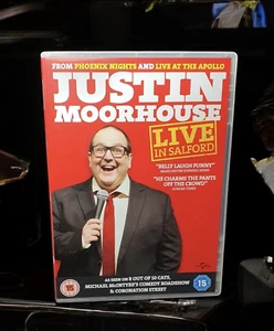 Justin Moorhouse Live in Salford dvd Run time 67 min Brand new foil P&P Free - Picture 1 of 2