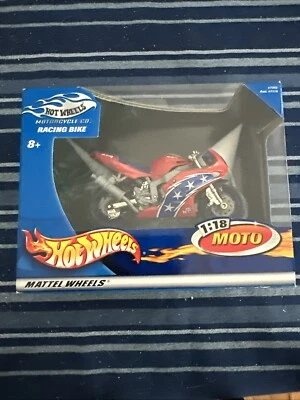 Hot Wheels Moto 1:18 Scale Motorcycle #47362 Racing Bike 2002 Mattel!!! - Image 1 of 3