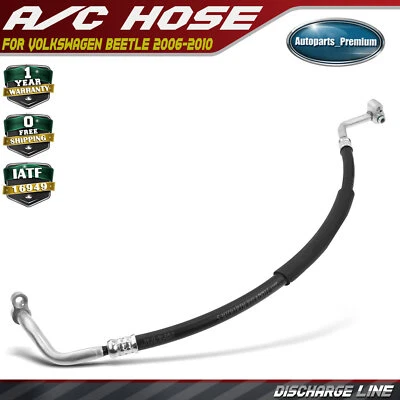 Manguera de descarga de aire acondicionado para Volkswagen Beetle 2006-2010 compresor a condensador de 2,5 L Foto 1 de 4