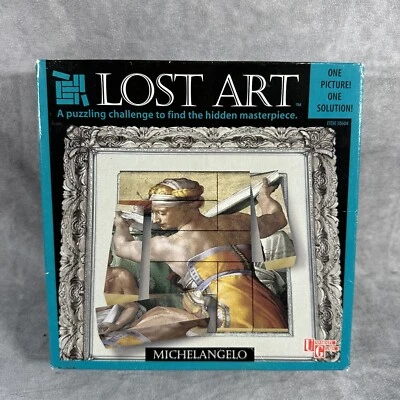 VTG 1998 University Games  Michelangelo The Libyan Sibyl Lost Art Puzzle Complet - Image 1 of 3