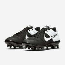 black baseball cleats