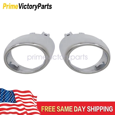 Front RH + LH Fog Light Lamp Frame Cover Trim Fit for Infiniti G25 G37 NEW — 第 1/4 张图片