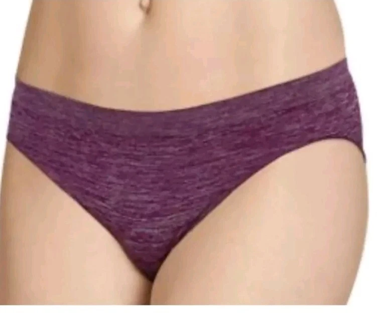 Sz 8 Jockey 2 Pair Pink Smooth & Shine # 2186 Bikini Panties