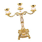 Porte-chandelier bras métalliques candélabre porte-bougie romantique décoration DGD