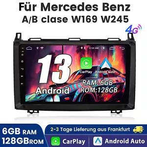 Android 13 6+128G Für Mercedes Benz A/B Klasse Viano VITO GPS Autoradio NAVI DAB - Bild 1 von 12