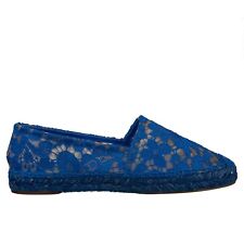 Dolce & Gabbana Lightweight Espadrilles Shoes off Peak Blue 35 US 5 UK 2 08237