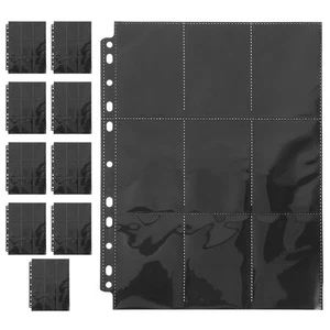 10 Sheets Card Cover Binder Cards Sleeve Trading Binders Sleeves Pockets - Picture 1 of 12