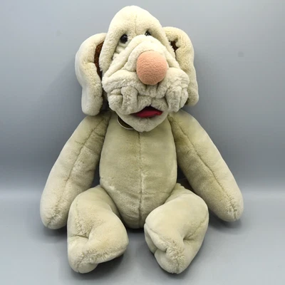 Marioneta de mano de peluche Wrinkles the Dog vintage 1981 colección Ganz Heritage bronceada Foto 1 de 4