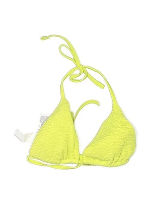 Top de traje de baño verde para mujer Calzedonia M Foto 1 de 2