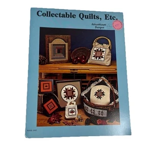 Vintage Blockhaus Kreuzstich Heft Schulhaus Designs Sammlerstück Quilts etc. - Bild 1 von 6
