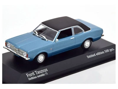 FORD Taunus - 1970 - bluemetallic - Minichamps 1:43
