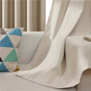 Polyester Faser Verdickt Voll Blackout Wärmeisolierung Vorhänge 2 Stück 629 E - Bild 1 von 17