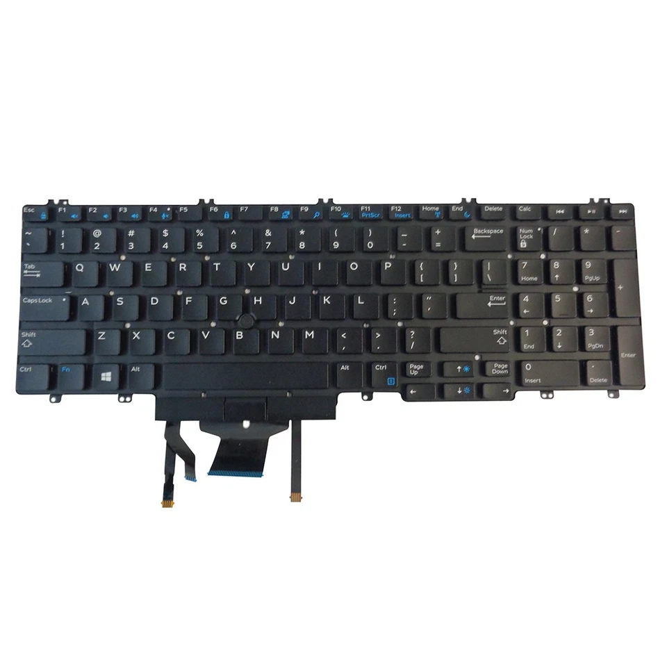 Teclado retroiluminado para laptops Dell Precision 7530 7540 7730 7740 266YW Foto 1 de 1