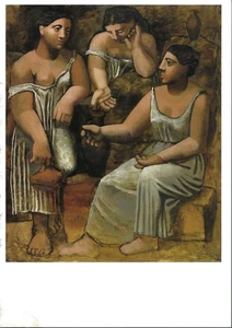 Vintage Postcard, Pablo Picasso, Three Women At The Spring, Painting, Art, used - Picture 1 of 2