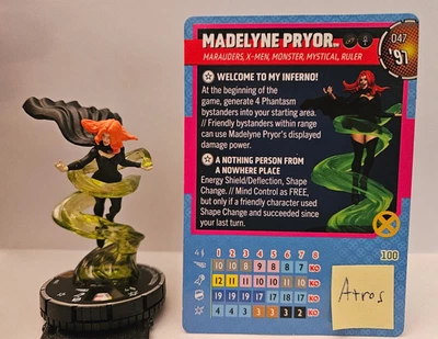 Figura de Madelyne Pryor #047 Chase Marvel Heroclix X-Men '97 casi nueva 47 Foto 1 de 4